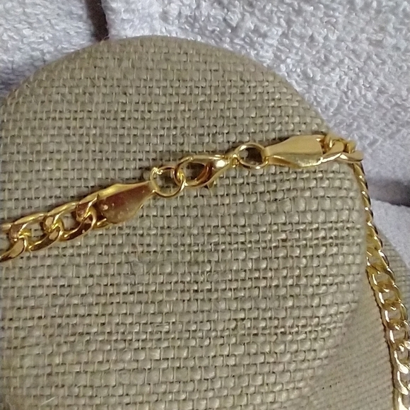 Goldtone curb chain long - Picture 3 of 4